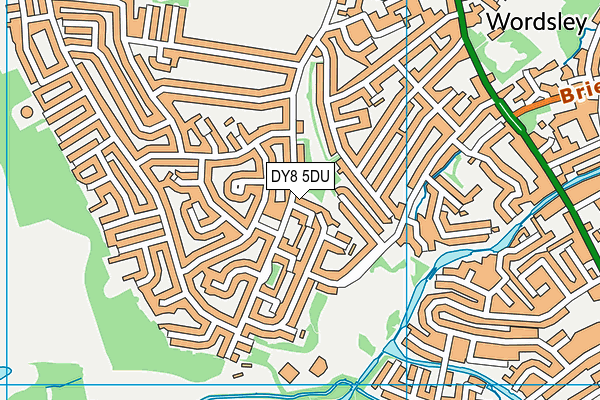 DY8 5DU map - OS VectorMap District (Ordnance Survey)