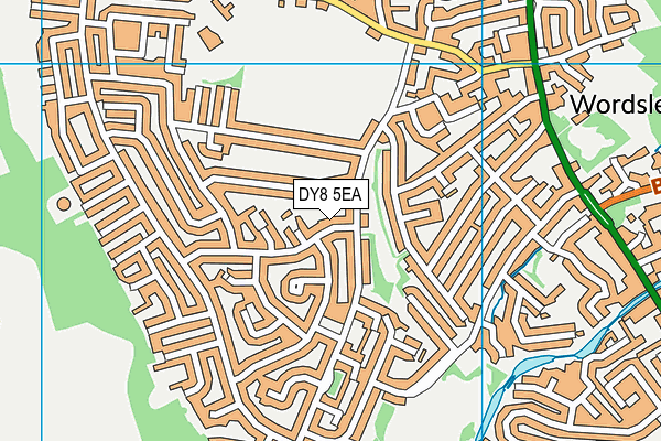 DY8 5EA map - OS VectorMap District (Ordnance Survey)