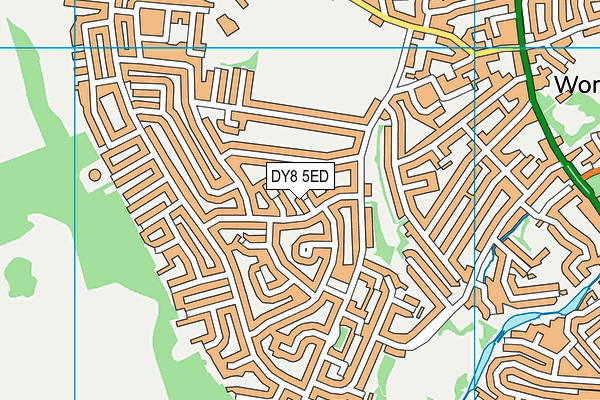 DY8 5ED map - OS VectorMap District (Ordnance Survey)