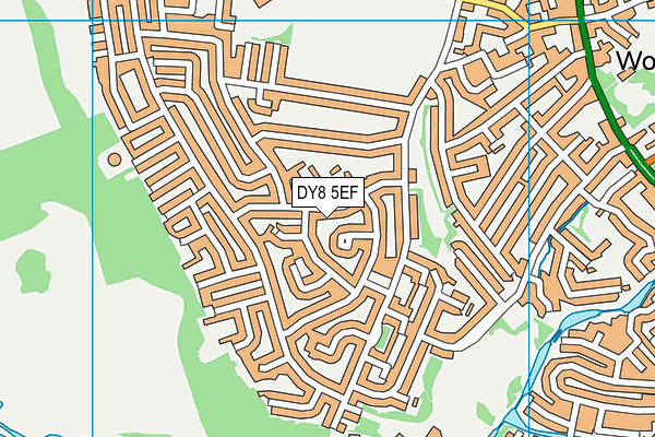 DY8 5EF map - OS VectorMap District (Ordnance Survey)