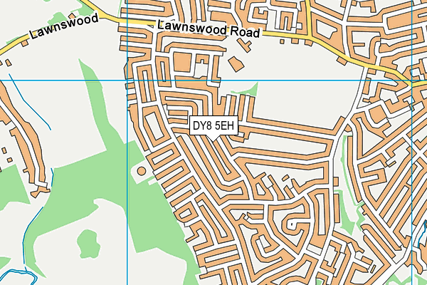 DY8 5EH map - OS VectorMap District (Ordnance Survey)