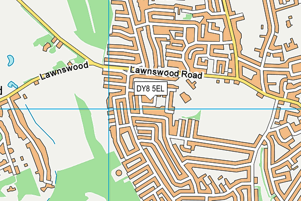 DY8 5EL map - OS VectorMap District (Ordnance Survey)