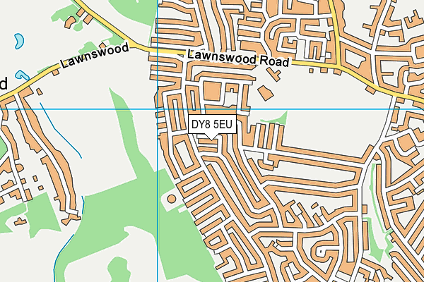 DY8 5EU map - OS VectorMap District (Ordnance Survey)
