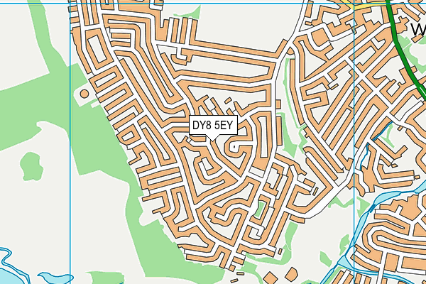 DY8 5EY map - OS VectorMap District (Ordnance Survey)