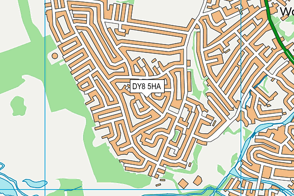 DY8 5HA map - OS VectorMap District (Ordnance Survey)