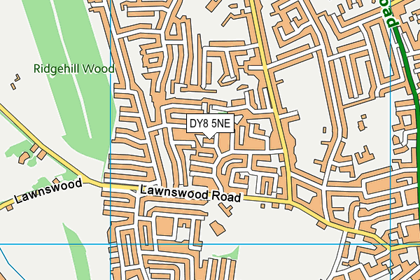 DY8 5NE map - OS VectorMap District (Ordnance Survey)