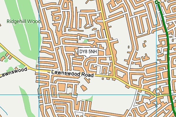 DY8 5NH map - OS VectorMap District (Ordnance Survey)