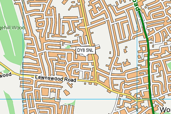 DY8 5NL map - OS VectorMap District (Ordnance Survey)