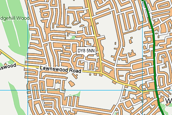 DY8 5NN map - OS VectorMap District (Ordnance Survey)