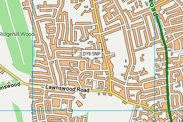 DY8 5NP map - OS VectorMap District (Ordnance Survey)