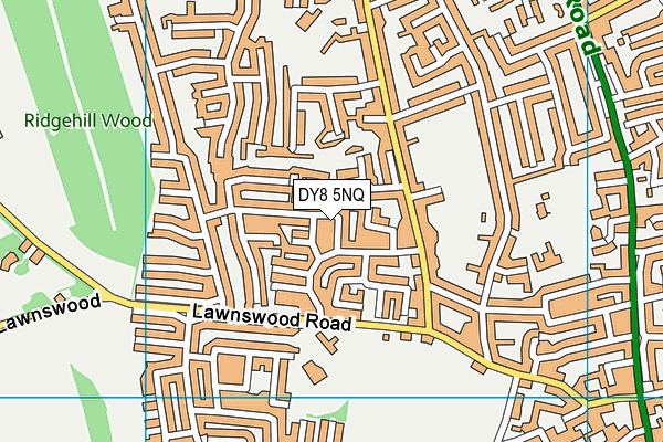 DY8 5NQ map - OS VectorMap District (Ordnance Survey)