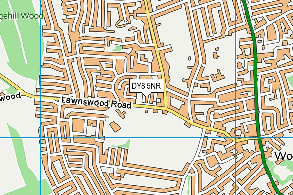 DY8 5NR map - OS VectorMap District (Ordnance Survey)