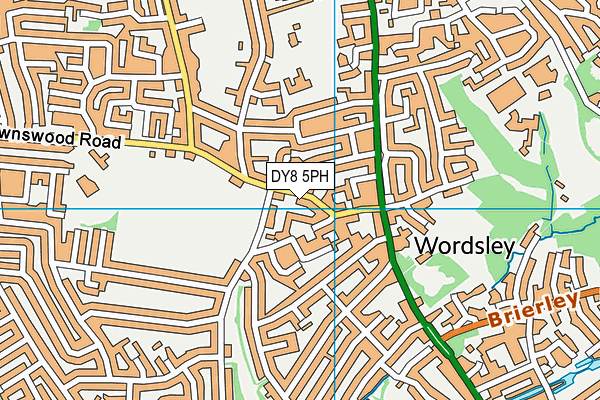 DY8 5PH map - OS VectorMap District (Ordnance Survey)
