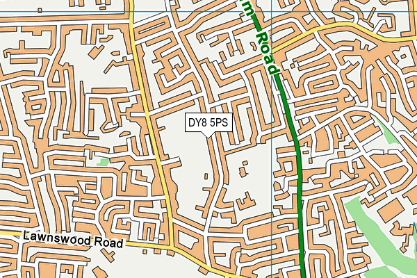 DY8 5PS map - OS VectorMap District (Ordnance Survey)