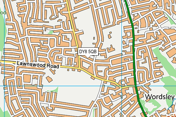 DY8 5QB map - OS VectorMap District (Ordnance Survey)