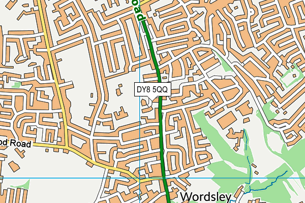 DY8 5QQ map - OS VectorMap District (Ordnance Survey)