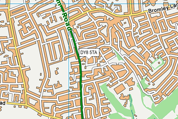 DY8 5TA map - OS VectorMap District (Ordnance Survey)