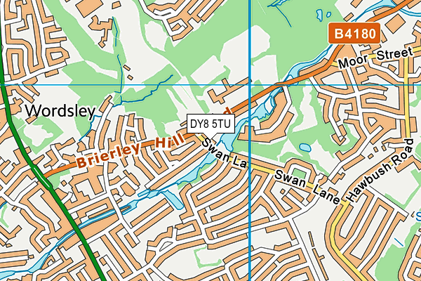 DY8 5TU map - OS VectorMap District (Ordnance Survey)