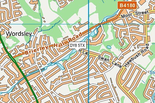 DY8 5TX map - OS VectorMap District (Ordnance Survey)