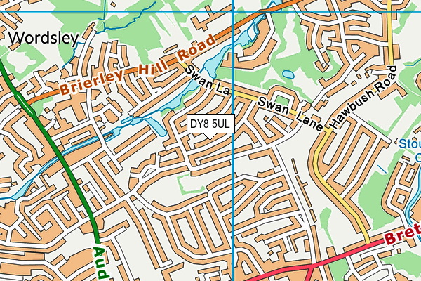 DY8 5UL map - OS VectorMap District (Ordnance Survey)