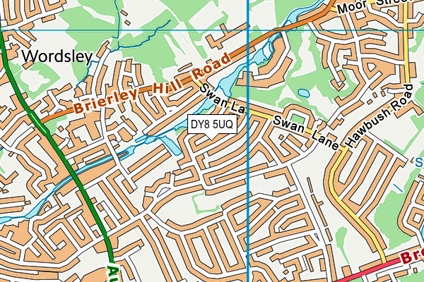 DY8 5UQ map - OS VectorMap District (Ordnance Survey)