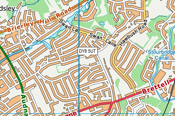 DY8 5UT map - OS VectorMap District (Ordnance Survey)