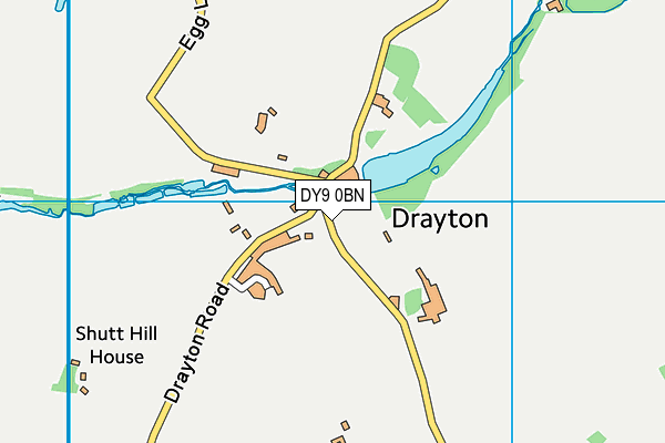 DY9 0BN map - OS VectorMap District (Ordnance Survey)