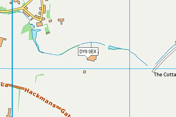 DY9 0EX map - OS VectorMap District (Ordnance Survey)