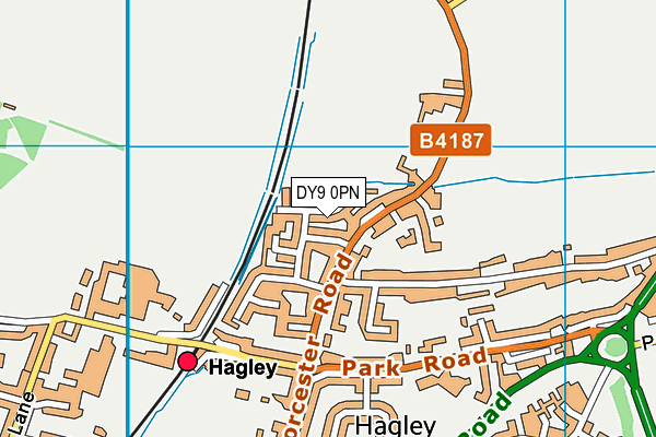 DY9 0PN map - OS VectorMap District (Ordnance Survey)