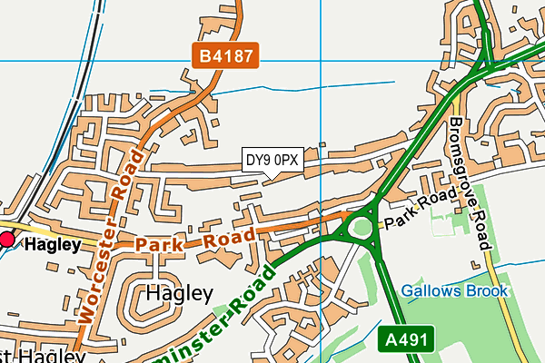 Map of BETLEY BUTTERFLY LTD at district scale