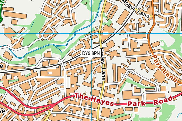 DY9 8PN map - OS VectorMap District (Ordnance Survey)