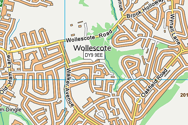 DY9 9EE map - OS VectorMap District (Ordnance Survey)