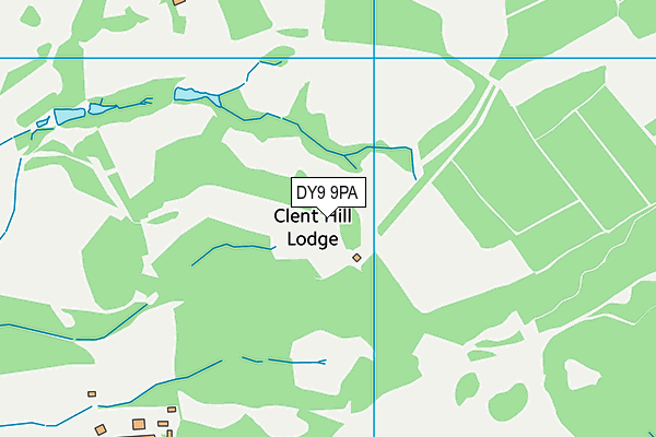 DY9 9PA map - OS VectorMap District (Ordnance Survey)