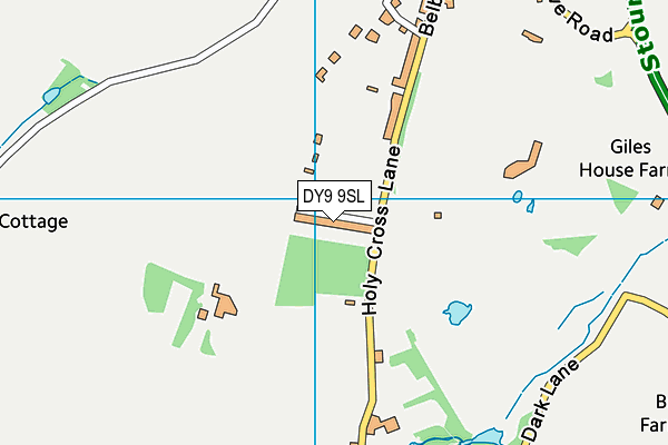 DY9 9SL map - OS VectorMap District (Ordnance Survey)