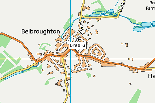 Map of THE DELI AT BELBROUGHTON LIMITED at district scale