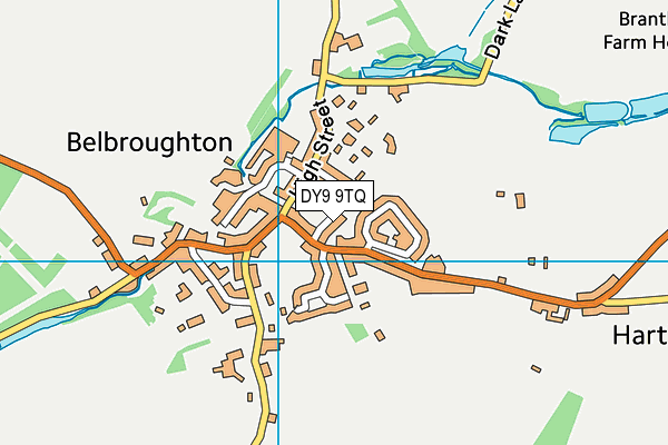DY9 9TQ map - OS VectorMap District (Ordnance Survey)