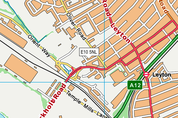 E10 5NL map - OS VectorMap District (Ordnance Survey)