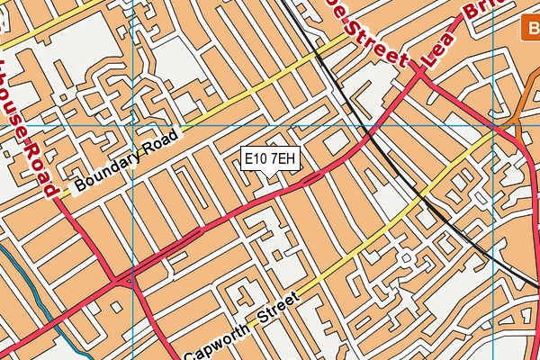 E10 7EH map - OS VectorMap District (Ordnance Survey)