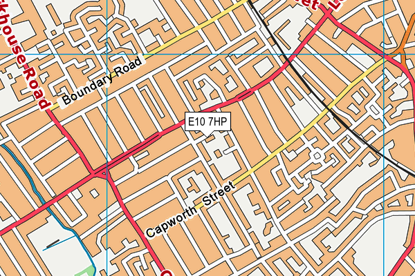 E10 7HP map - OS VectorMap District (Ordnance Survey)