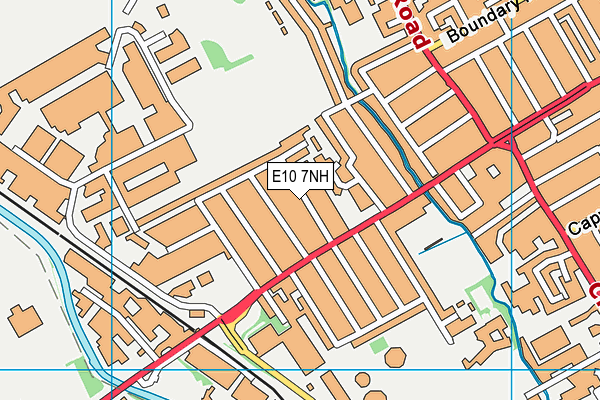 E10 7NH map - OS VectorMap District (Ordnance Survey)