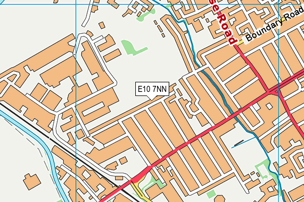 E10 7NN map - OS VectorMap District (Ordnance Survey)