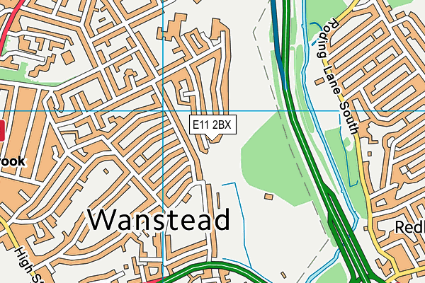 E11 2BX map - OS VectorMap District (Ordnance Survey)