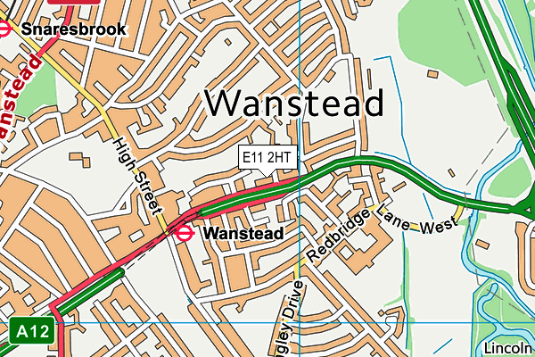 E11 2HT map - OS VectorMap District (Ordnance Survey)