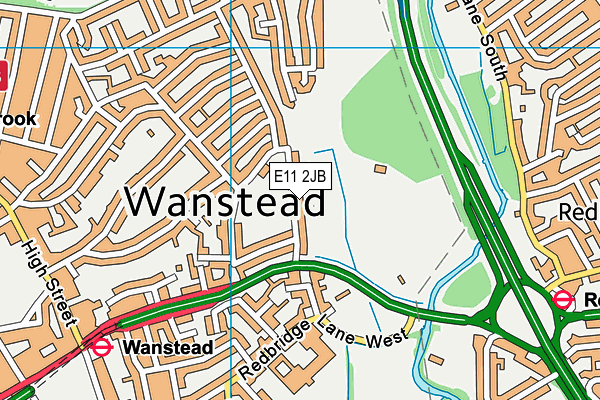 E11 2JB map - OS VectorMap District (Ordnance Survey)