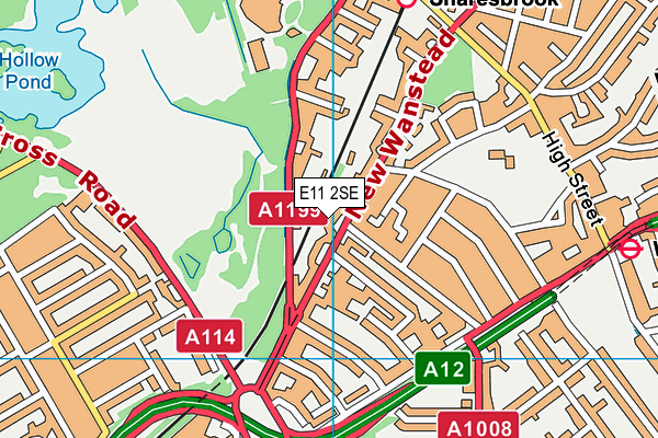 E11 2SE map - OS VectorMap District (Ordnance Survey)