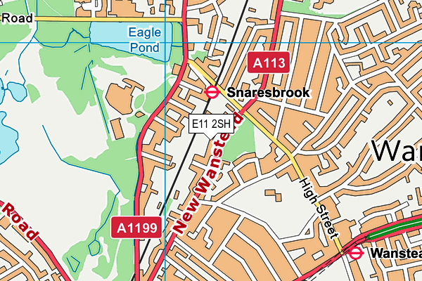 E11 2SH map - OS VectorMap District (Ordnance Survey)