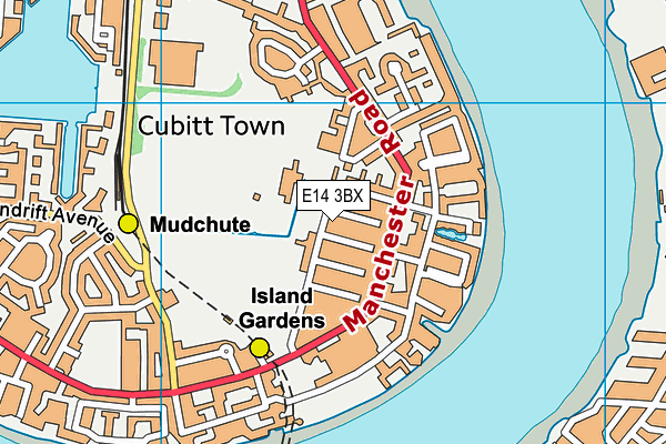 Mudchute Park map (E14 3BX) - OS VectorMap District (Ordnance Survey)