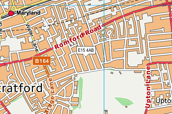 E15 4AB map - OS VectorMap District (Ordnance Survey)