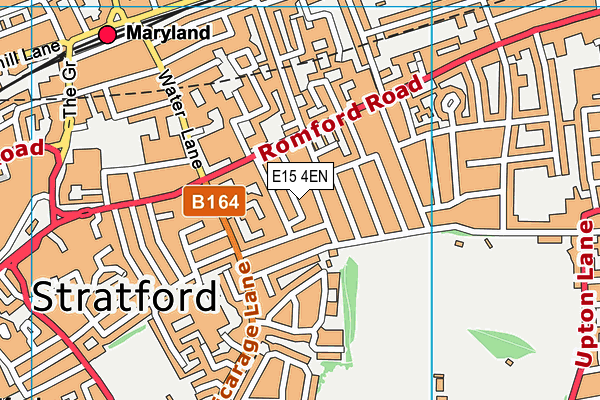 E15 4EN map - OS VectorMap District (Ordnance Survey)