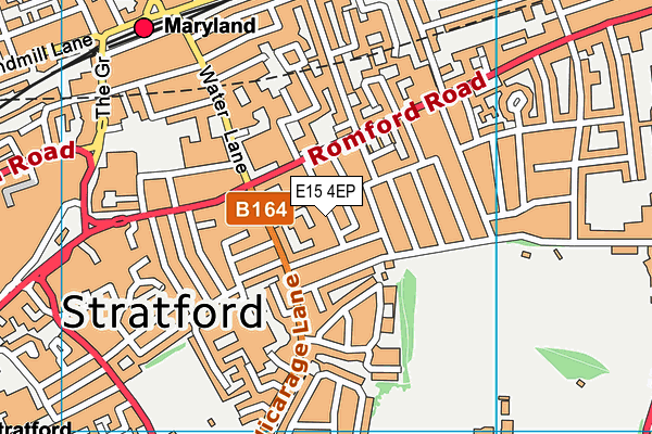 E15 4EP map - OS VectorMap District (Ordnance Survey)